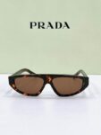 Prada Flat-Top Shield Acetate Sunglasses – Unisex Luxury UV Protection