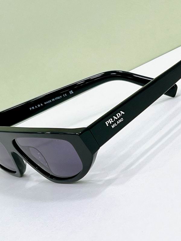 Prada Flat-Top Shield Acetate Sunglasses – Unisex Luxury UV Protection