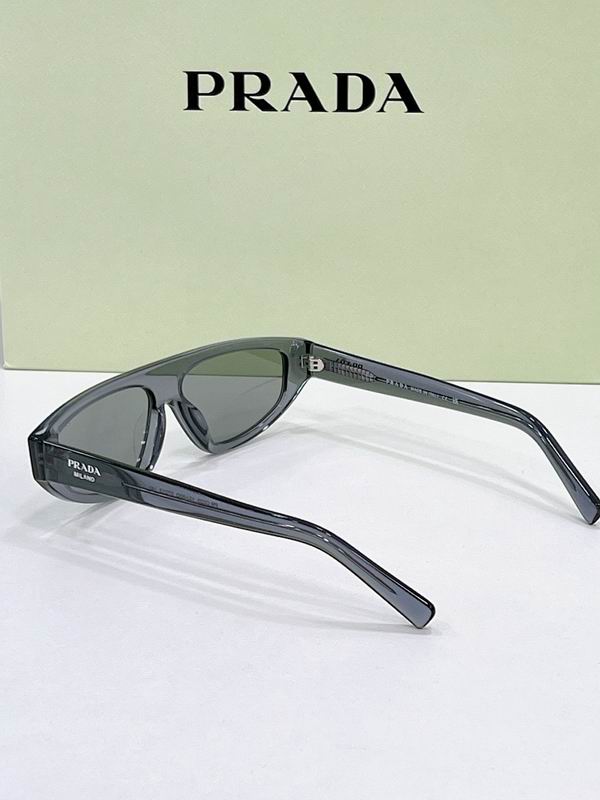 Prada Flat-Top Shield Acetate Sunglasses – Unisex Luxury UV Protection