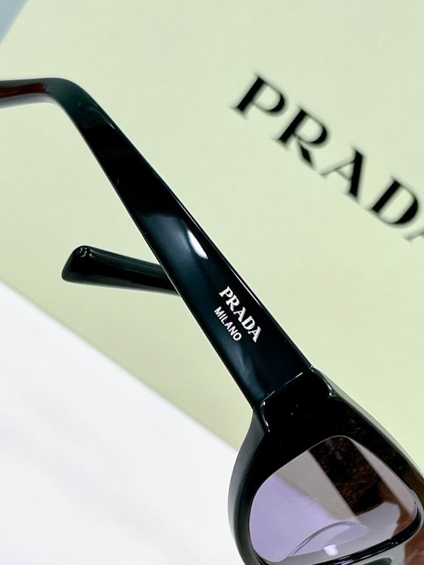 Prada Flat-Top Shield Acetate Sunglasses – Unisex Luxury UV Protection