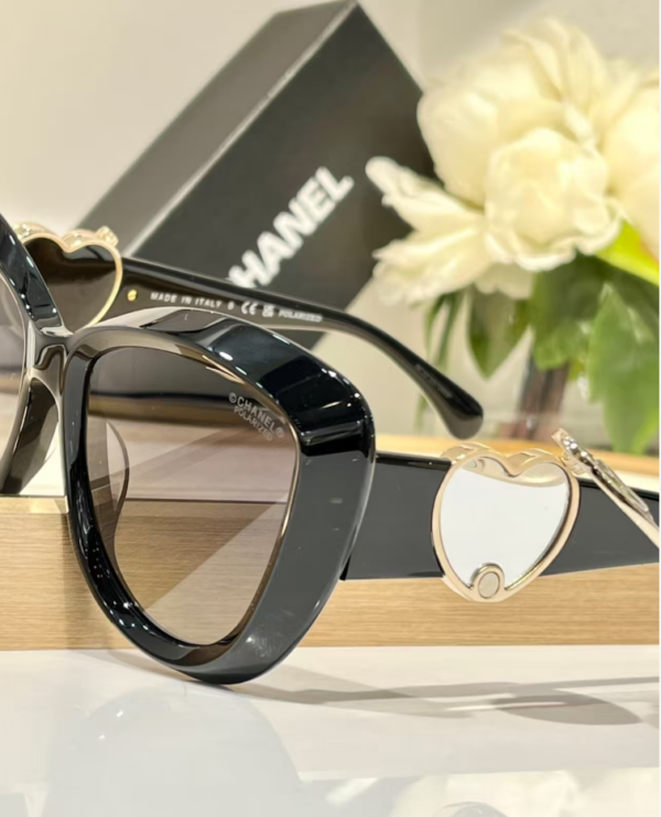 Chanel Heart Emblem Cat-Eye Sunglasses – Luxury Edition