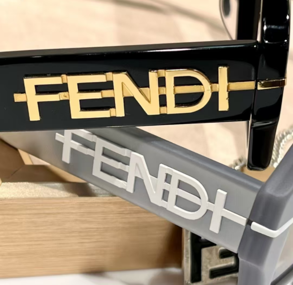 Fendi Bold Square Frame Sunglasses – Statement Logo Designer Shades