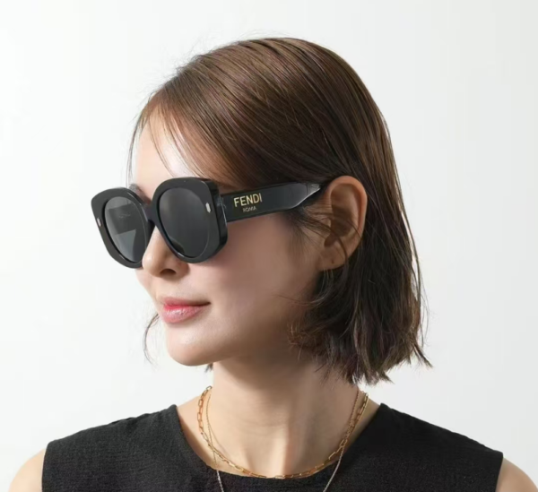Fendi-Inspired Oversized Round Sunglasses – Luxury Statement Eyewear