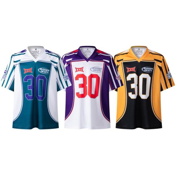 Supreme Style Sports Jersey S-XL – Streetwear Athletic Shirt Breathable Quick Dry