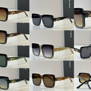 YSL Oversized Square Logo Sunglasses