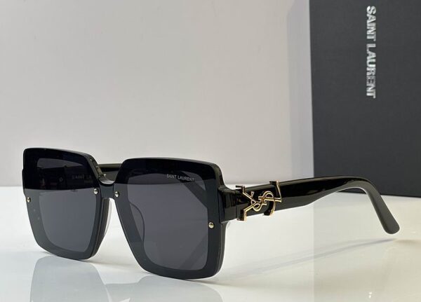 YSL Oversized Square Logo Sunglasses