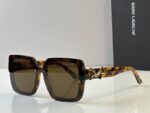 YSL Oversized Square Logo Sunglasses