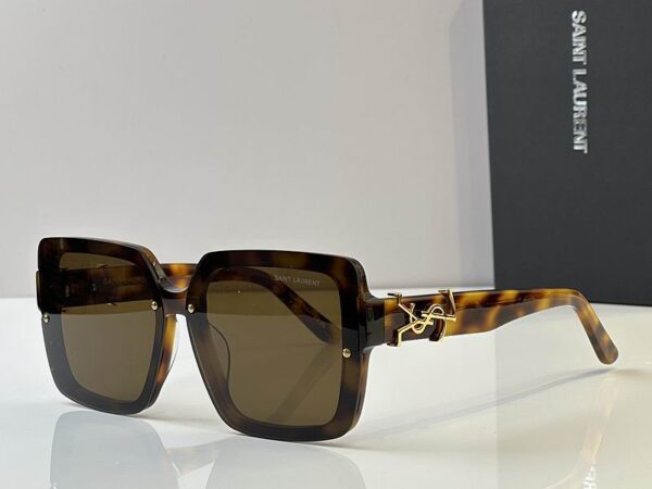 YSL Oversized Square Logo Sunglasses