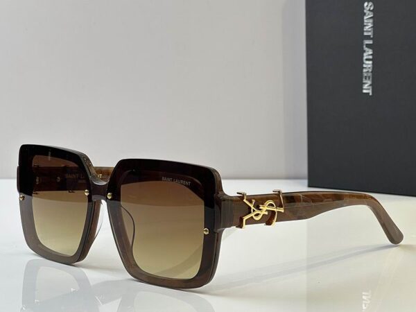 YSL Oversized Square Logo Sunglasses
