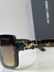 YSL Oversized Square Logo Sunglasses