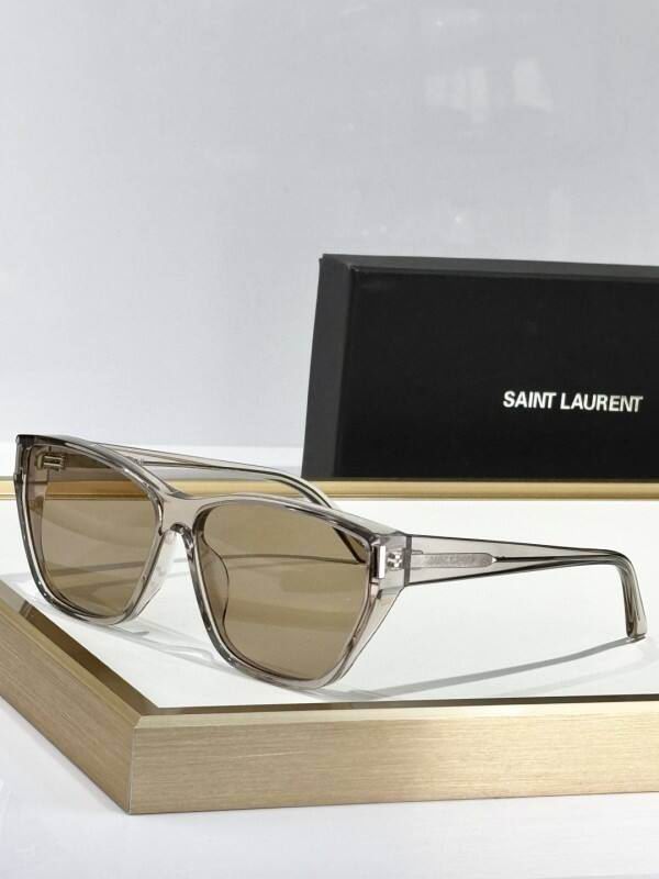 Saint Laurent Retro Navigator Acetate Sunglasses