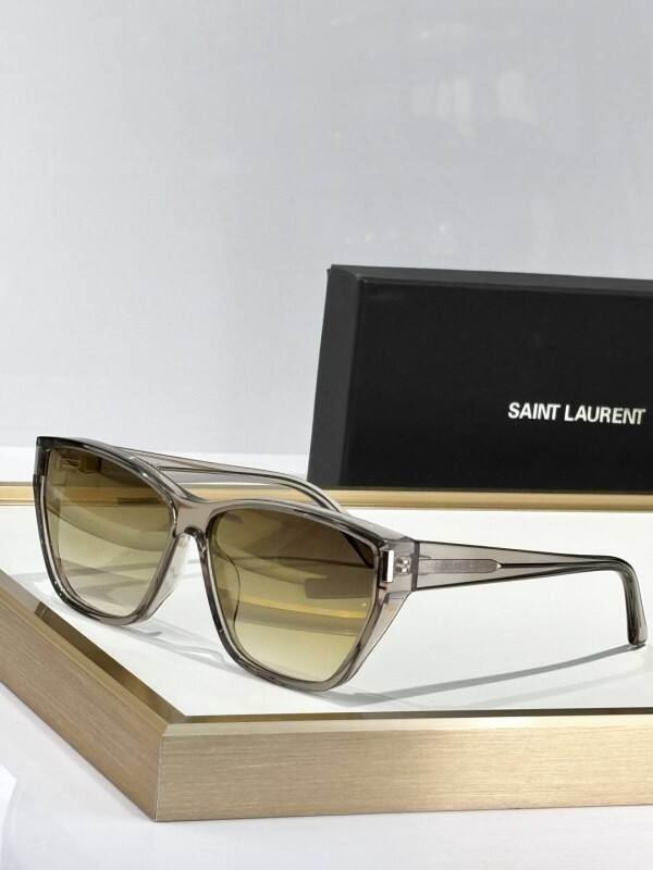 Saint Laurent Retro Navigator Acetate Sunglasses