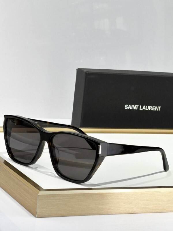 Saint Laurent Retro Navigator Acetate Sunglasses