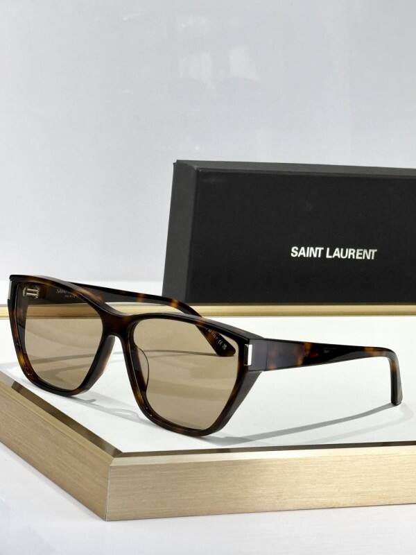 Saint Laurent Retro Navigator Acetate Sunglasses