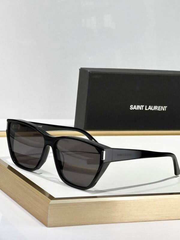 Saint Laurent Retro Navigator Acetate Sunglasses