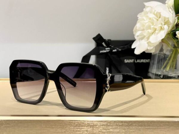 Saint Laurent Oversized Geometric Square Sunglasses