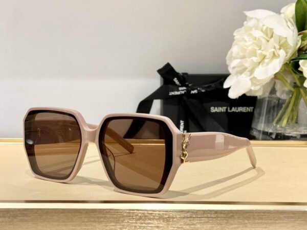 Saint Laurent Oversized Geometric Square Sunglasses