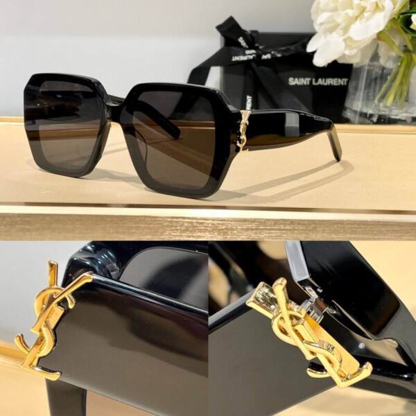 Saint Laurent Oversized Geometric Square Sunglasses