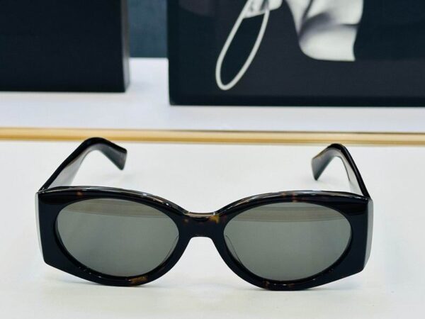 Saint Laurent Retro Oval Sunglasses