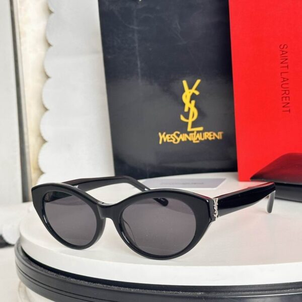 Saint Laurent Retro Cat-Eye Sunglasses UV400 – Luxury Designer Style
