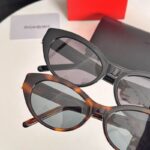 Saint Laurent Retro Cat-Eye Sunglasses UV400 – Luxury Designer Style