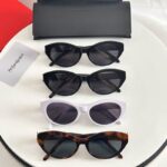Saint Laurent Retro Cat-Eye Sunglasses UV400 – Luxury Designer Style