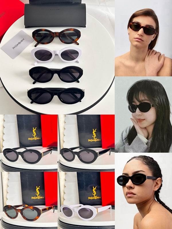 Saint Laurent Vintage Oval Cat-Eye Sunglasses