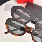 Saint Laurent Vintage Oval Cat-Eye Sunglasses