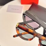 Saint Laurent Vintage Oval Cat-Eye Sunglasses