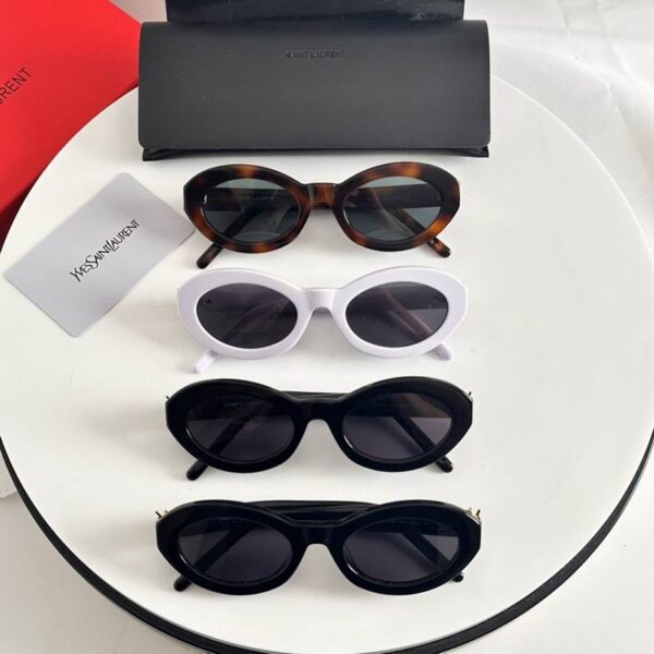 Saint Laurent Vintage Oval Cat-Eye Sunglasses