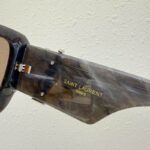 Saint Laurent YSL Oversized Square Frame Sunglasses with Metal Logo