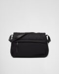 Re-Nylon Large Filled Shoulder Bag black