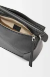 Small Puzzle Edge bag in classic calfskin Black