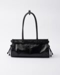 Prada Bonnie Medium Leather Handbag  Black