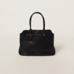 Aventure Nappa Leather Handbag Black  Large
