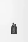 Mini Puzzle Edge bag in classic calfskin Black