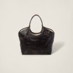 Leather tote bag