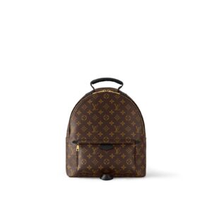 LOUIS VUITTON Palm Springs MM Monogram Print Leather Backpack, Medium, Women's, Brown