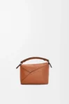 Mini Puzzle Edge bag in classic calfskin