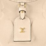 Louis Vuitton PM Classic Monogram Zipper Shoulder Bag with Adjustable Strap, Empreinte Soft Grained Leather, Shoulder Bag, Women's, White