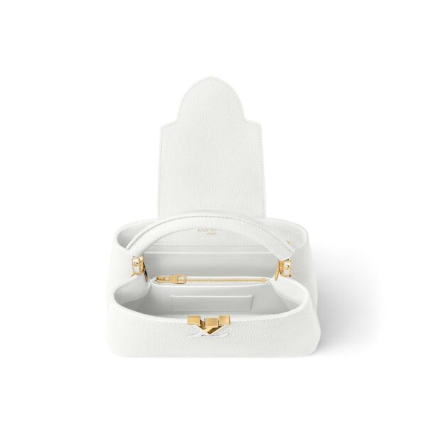 LOUIS VUITTON Capucines BB  Capucines Detachable  Shoulder Bag & Crossbody Bag for Women, White