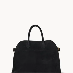 Soft Margaux 15 Bag in Suede Soft leather in black