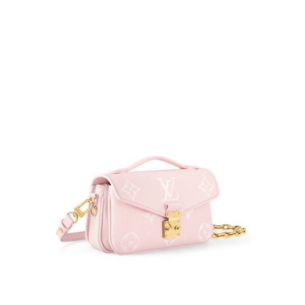 LOUIS VUITTON Pochette Metis EW Women's Small Messenger Bag, Pink