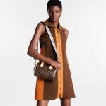 LOUIS VUITTON Speedy 20 Crossbody Bag with Detachable and Adjustable Strap, Monogram-Printed Canvas, Women's, Brown