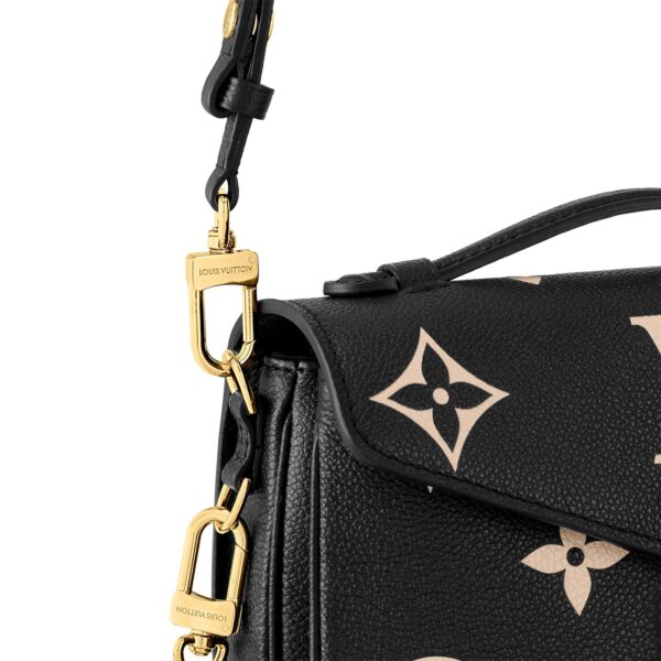 LOUIS VUITTON Pochette Metis EW Women's Small Messenger Bag, Black