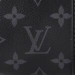 LOUIS VUITTON Keepall 25 with metal hardware, Monogram Black, adjustable shoulder strap  Shoulder/crossbody/tote bag for men, black and gray