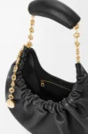 Small Squeeze bag in mellow nappa lambskin Black