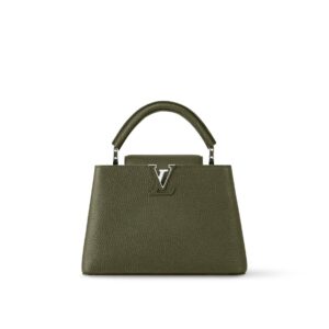 LOUIS VUITTON Capucines BB  Capucines Detachable  Shoulder Bag & Crossbody Bag for Women, Khaki Green