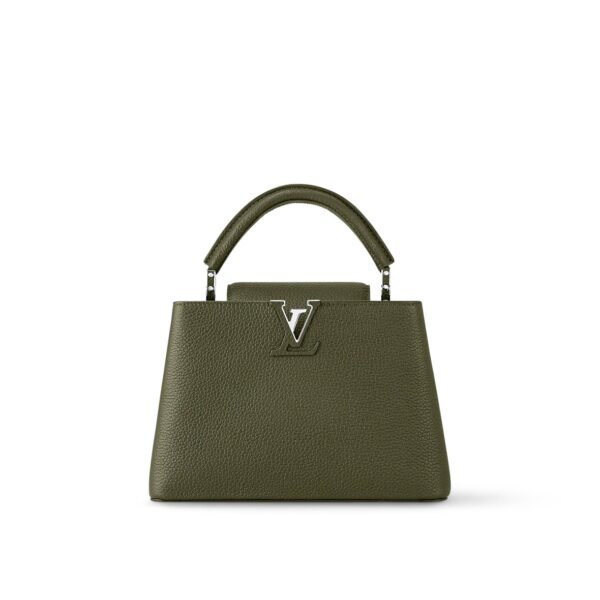 LOUIS VUITTON Capucines BB  Capucines Detachable  Shoulder Bag & Crossbody Bag for Women, Khaki Green