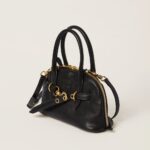 Aventure Nappa Leather Handbag Black Small